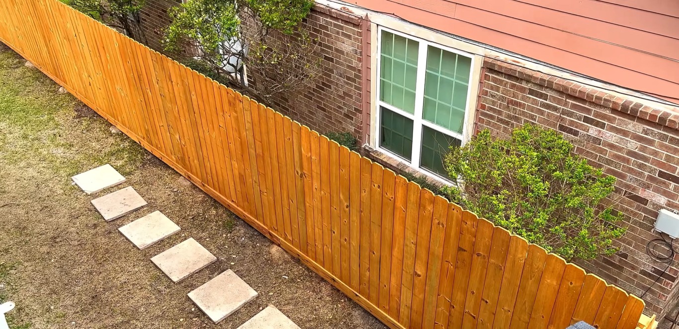 Professional fence installation in Sanford, FL showing quality craftsmanship